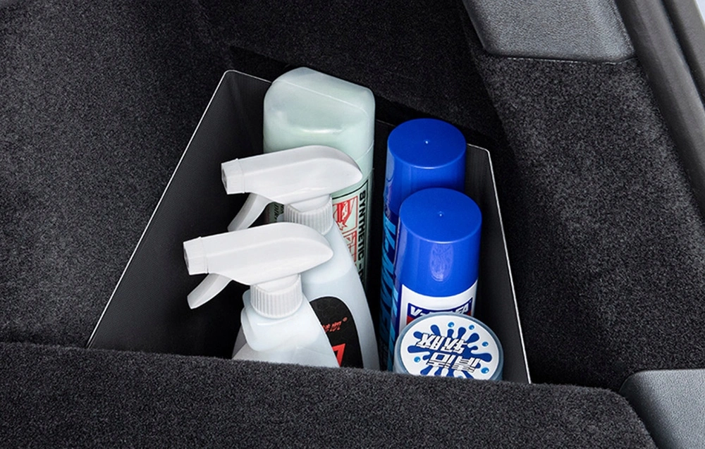 Bagasjeromsorganisator Tesla Model Y │ T-Space Series Trunk Organizer Black - sett 2 stk. – bilde 8