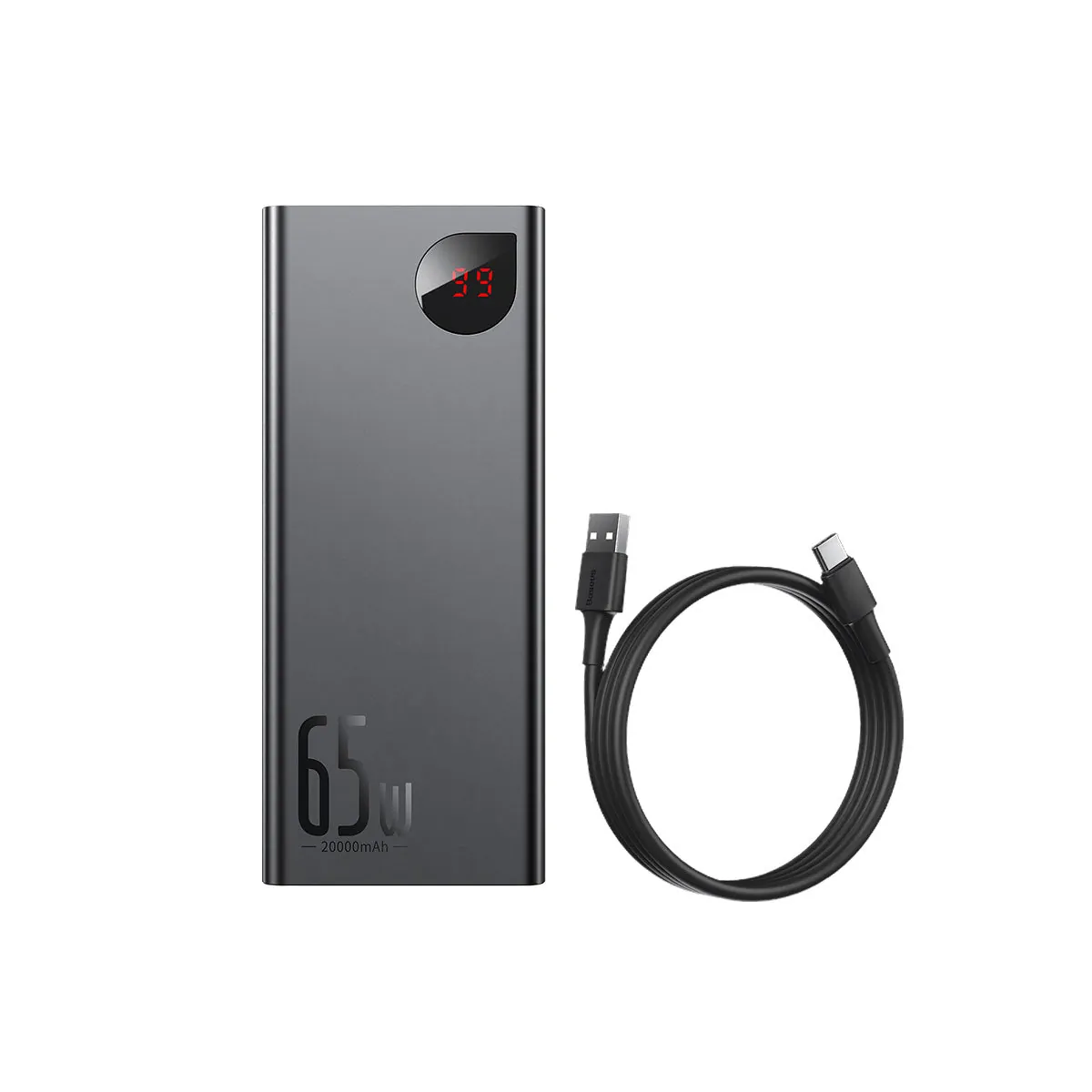 Baseus Adaman 65W | Power Bank USB USB-C 65W QC 4.0 PD Huawei SCP 5A Samsung AFC – bilde 7