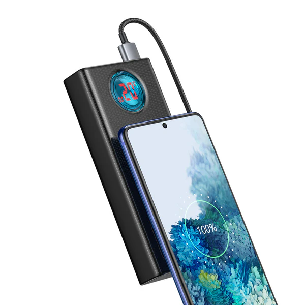 Baseus Ambilight 65W | Powerbank på 30000mAh med 4x USB + USB-C Power Delivery Quick Charge 3.0 Huawei SCP FCP 5A Overseas Edition – bilde 4