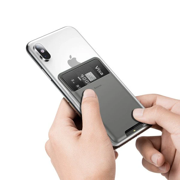 Baseus Back Stick | Selvklebende etui for kort og dokumenter til telefonen