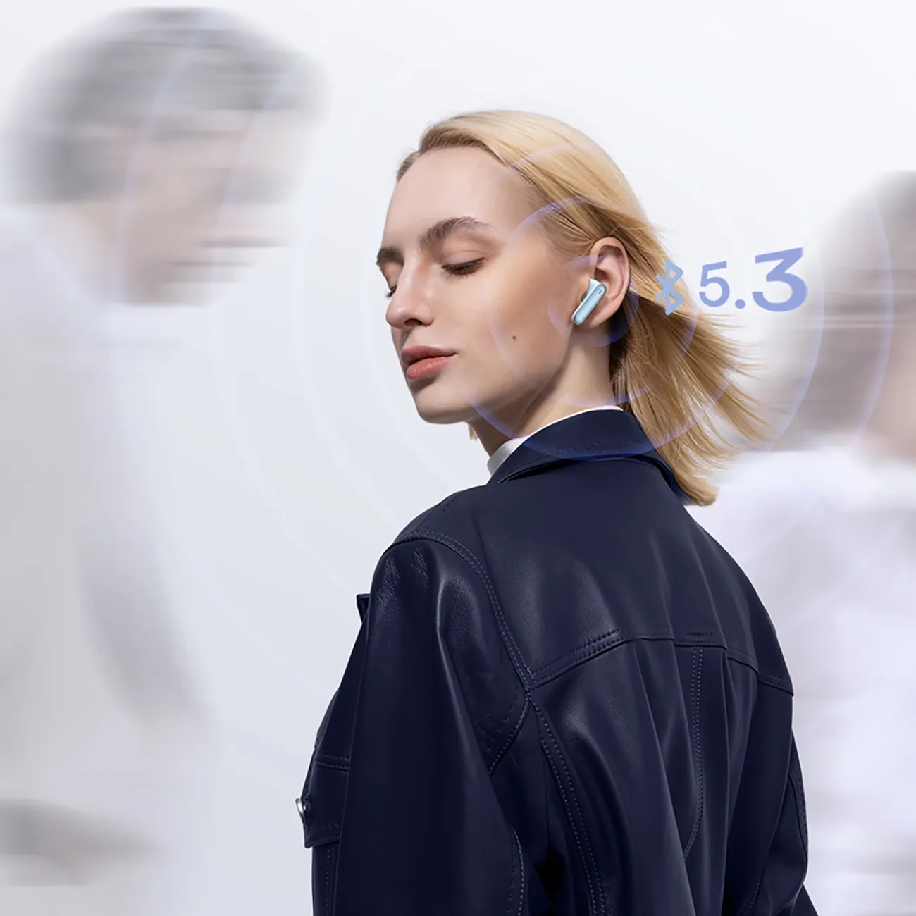 Baseus Bowie E5 | Trådløse øretelefoner TWS – Blå – bilde 2