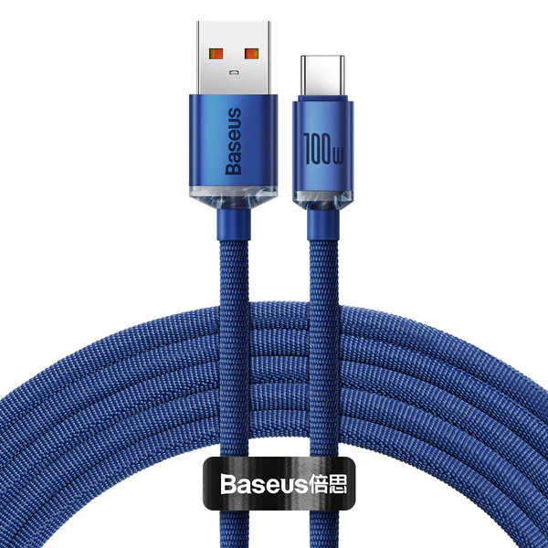 Baseus Crystal Shine | Kabel USB Type-C 100W 66W 6A for Huawei Honor 50 Pro 2m