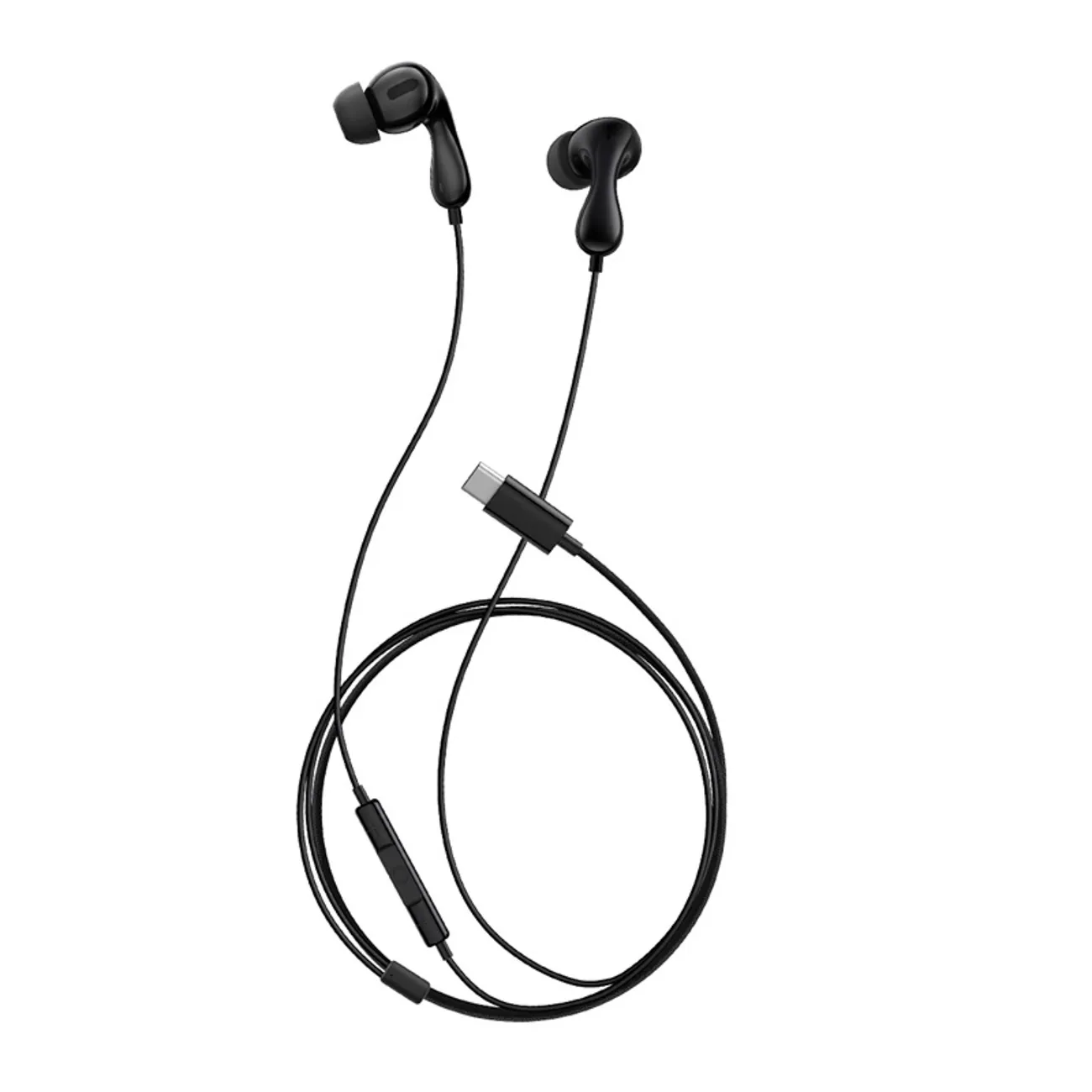 Baseus Encok CZ20 | Kablede in-ear øretelefoner USB-C – Svart – bilde 2