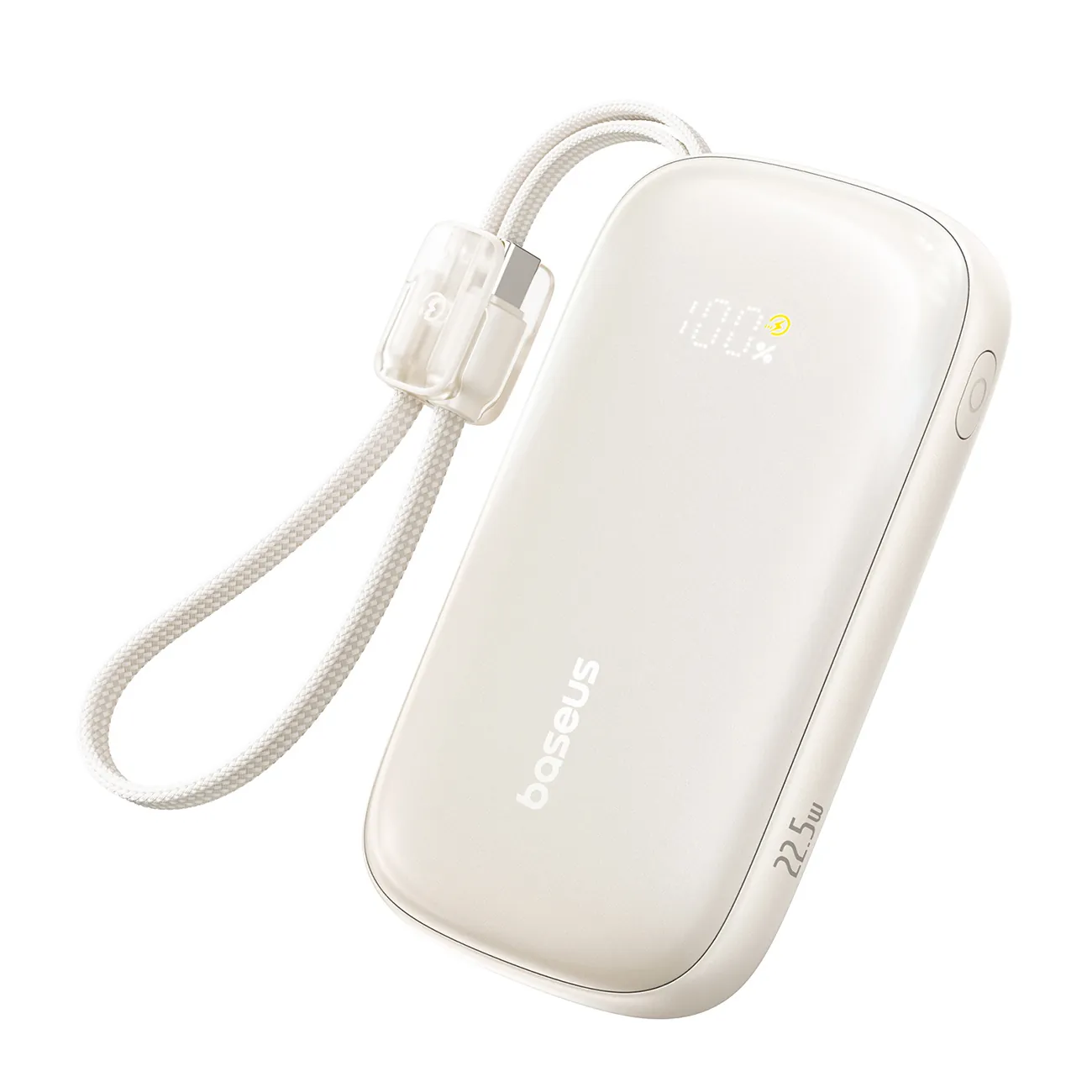 Baseus EnerFill FC21 Qpow 3 Ultra | Powerbank 10000 mAh 22,5W med kabel-stropp – Titan