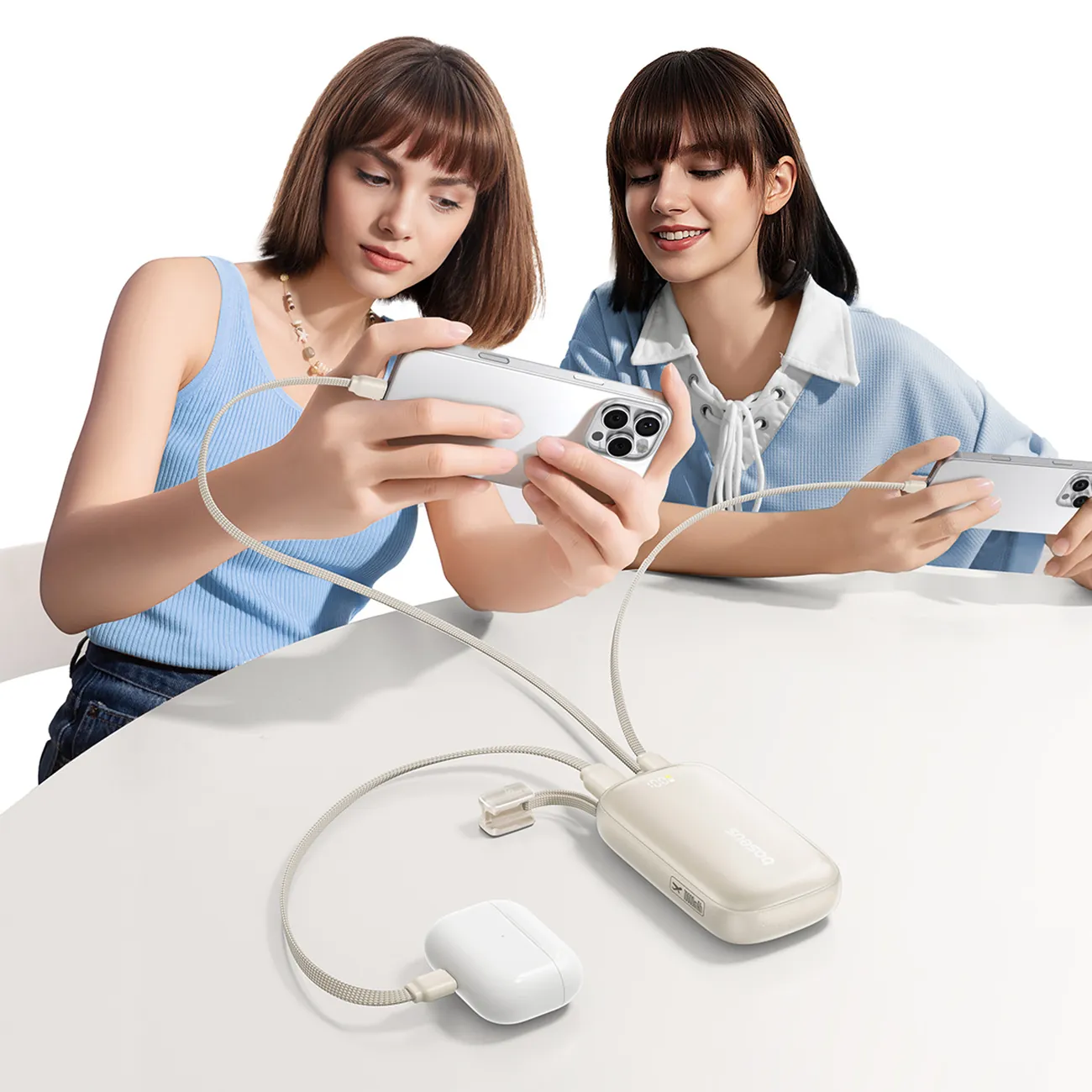 Baseus EnerFill FC21 Qpow 3 Ultra | Powerbank 10000 mAh 22,5W med kabel-stropp – Titan – bilde 6