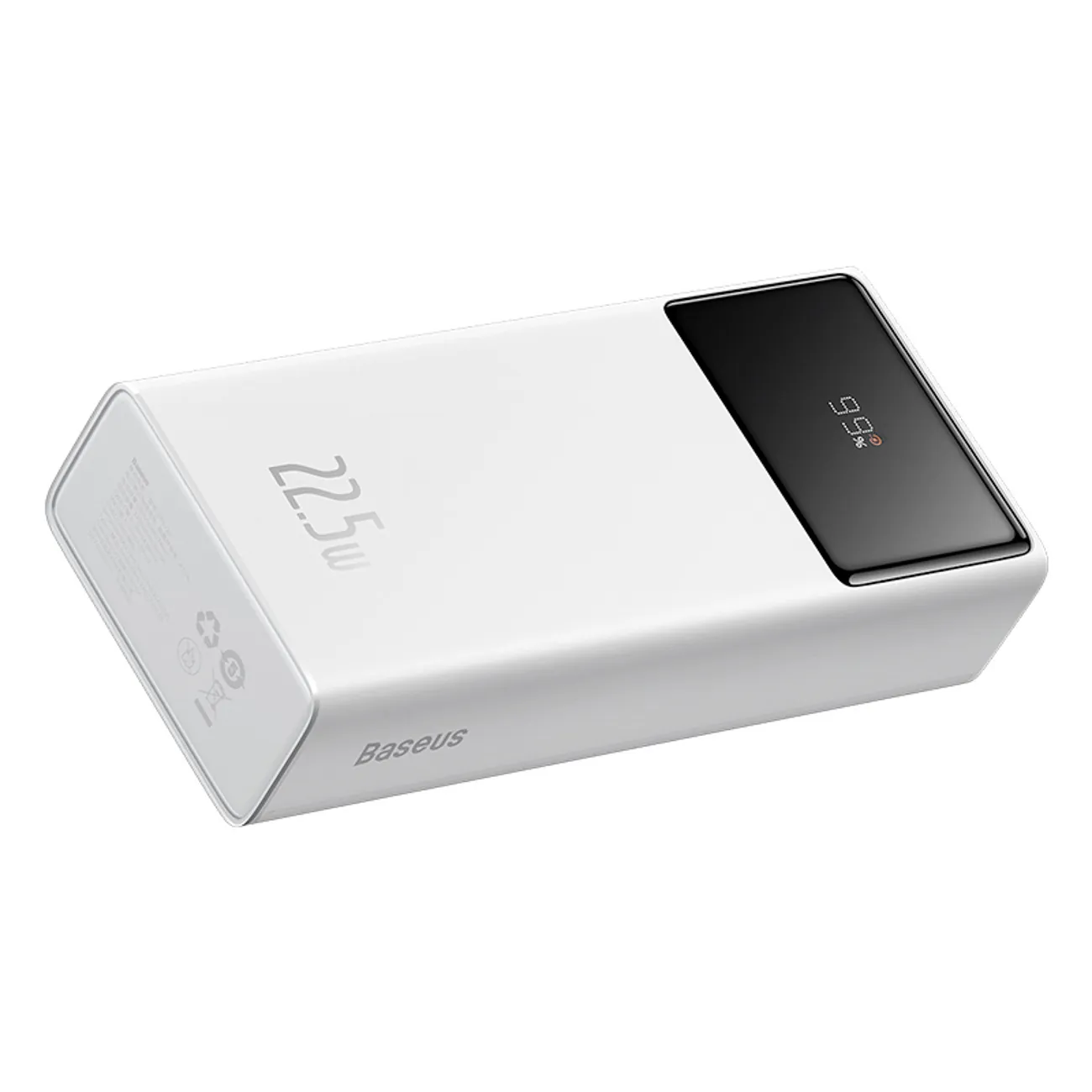 Baseus EnerFill FP41 | Powerbank 30000 mAh 22,5W med USB-A til USB-C-kabel 30 cm – Hvit – bilde 3