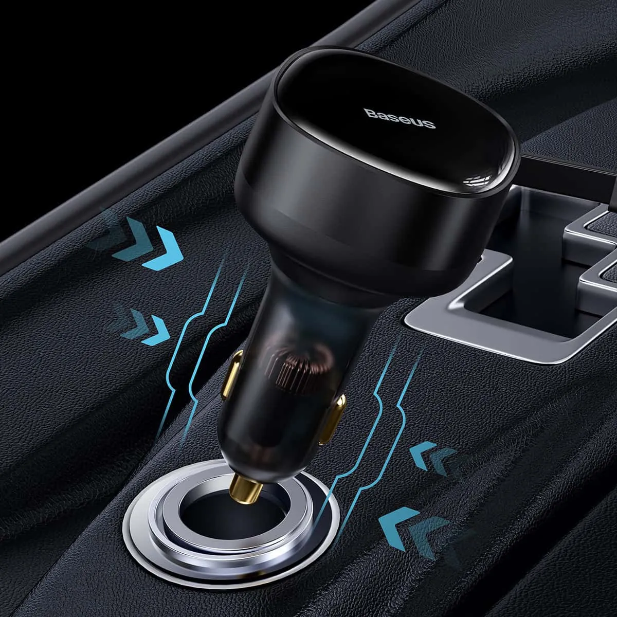 Baseus Enjoyment | Billader 2-i-1 33W med 2x USB-C-plugg – Svart – bilde 6