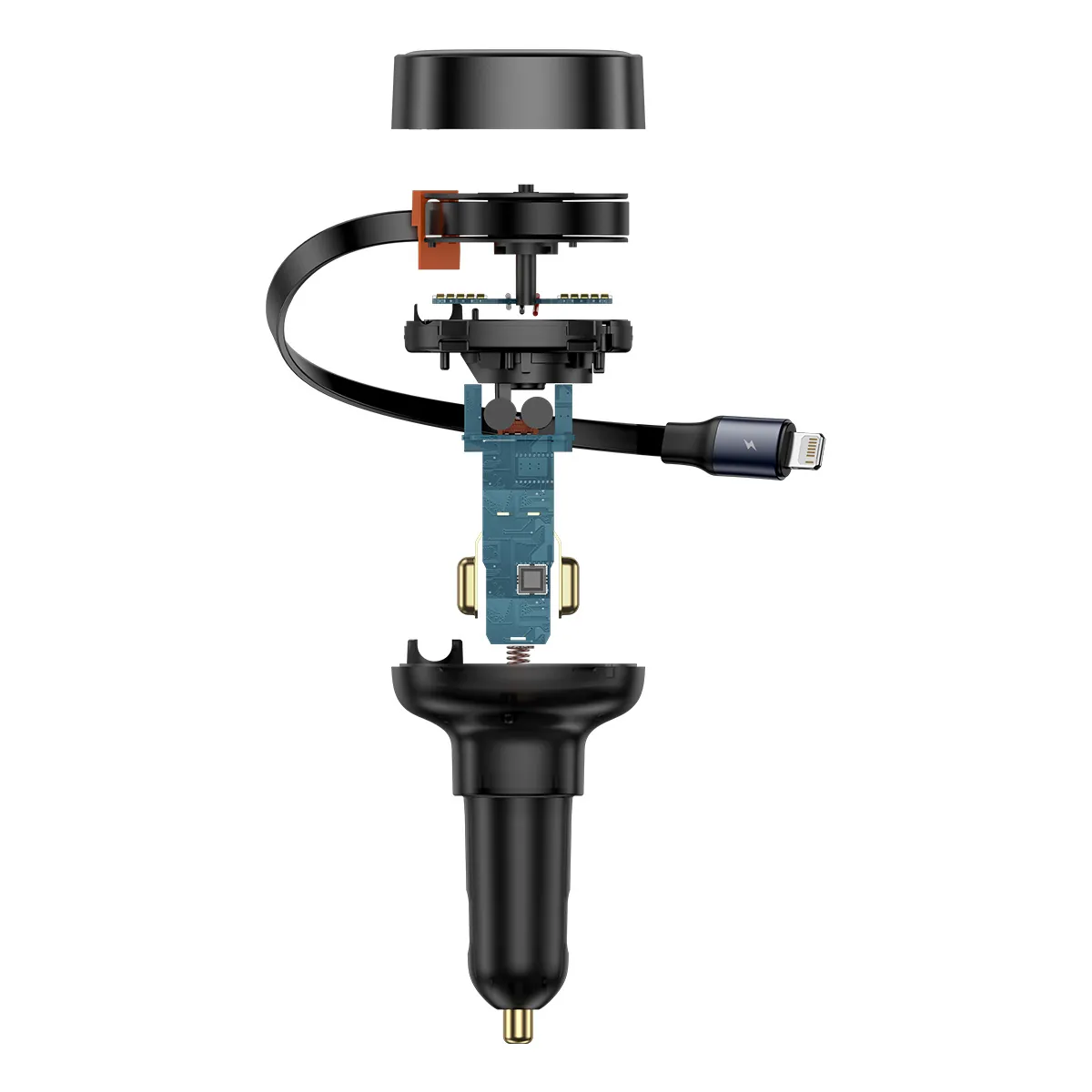 Baseus Enjoyment Pro | Billader 60W med USB-C-port og Lightning-plugg – Svart – bilde 3