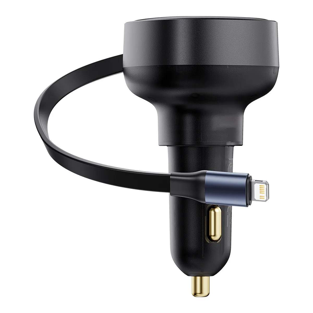 Baseus Enjoyment Pro | Billader 60W med USB-C-port og Lightning-plugg – Svart – bilde 4