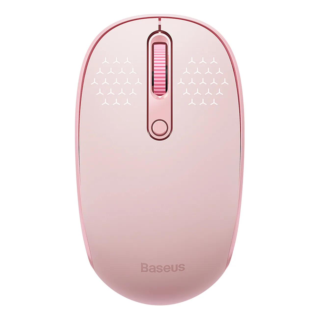 Baseus F01B | Trådløs mus 2,4 GHz + Bluetooth – Rosa