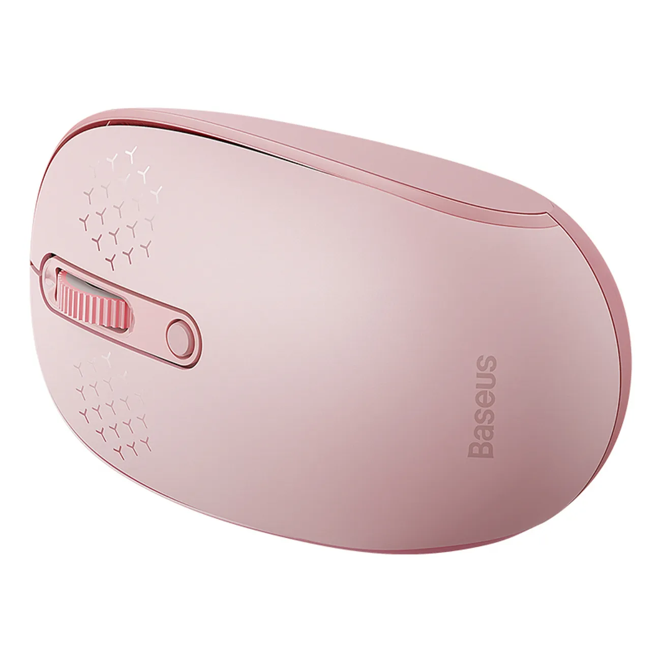Baseus F01B | Trådløs mus 2,4 GHz + Bluetooth – Rosa – bilde 5