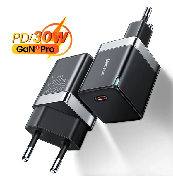 Baseus GAN3 1C | Vegglader med USB-C PD QC4.0 30W