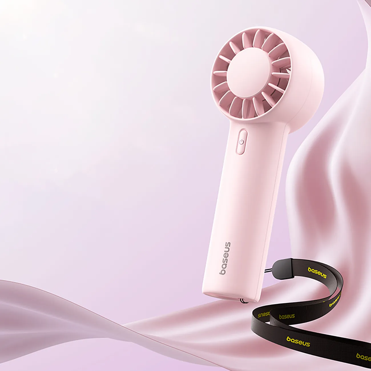 Baseus GoTrip DT1 | Bærbar vifte – Rosa – bilde 5