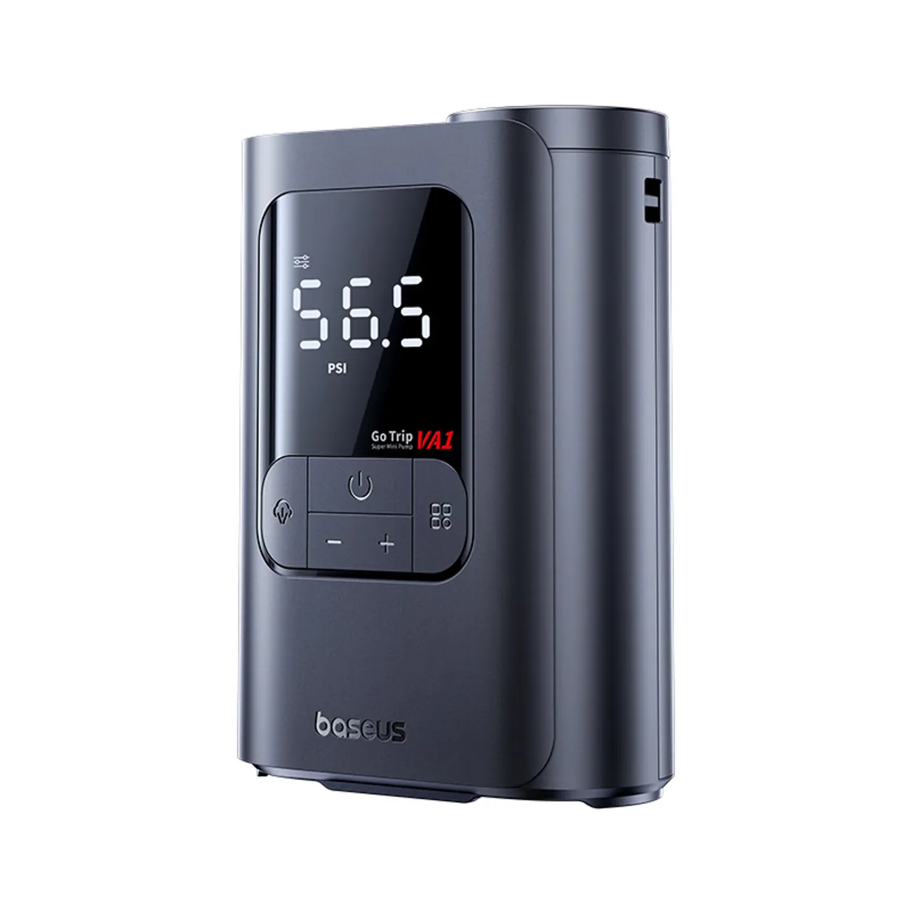 Baseus GoTrip VA1 | Trådløs dekkpumpe 150 PSI 7500 mAh – Mørkegrå – bilde 4