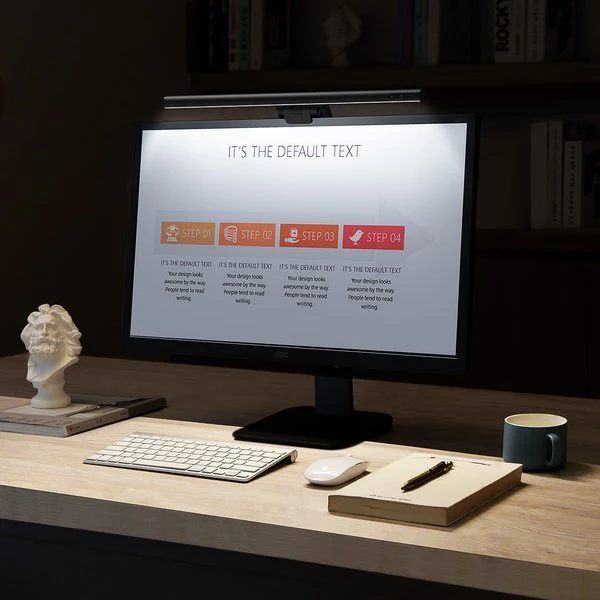Baseus i-wok-serien | LED-skrivebordslampe for datamaskinmonitor – bilde 4