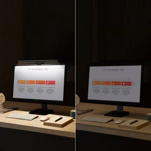 Baseus i-wok-serien | LED-skrivebordslampe for datamaskinmonitor – bilde 6