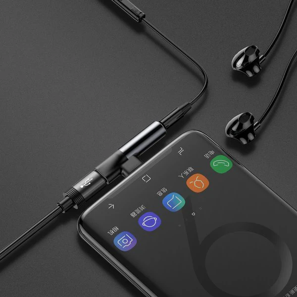 Baseus L41 | USB-C til Mini Jack 3,5 mm / USB-C lydovergangsadapter for hodetelefoner – bilde 2