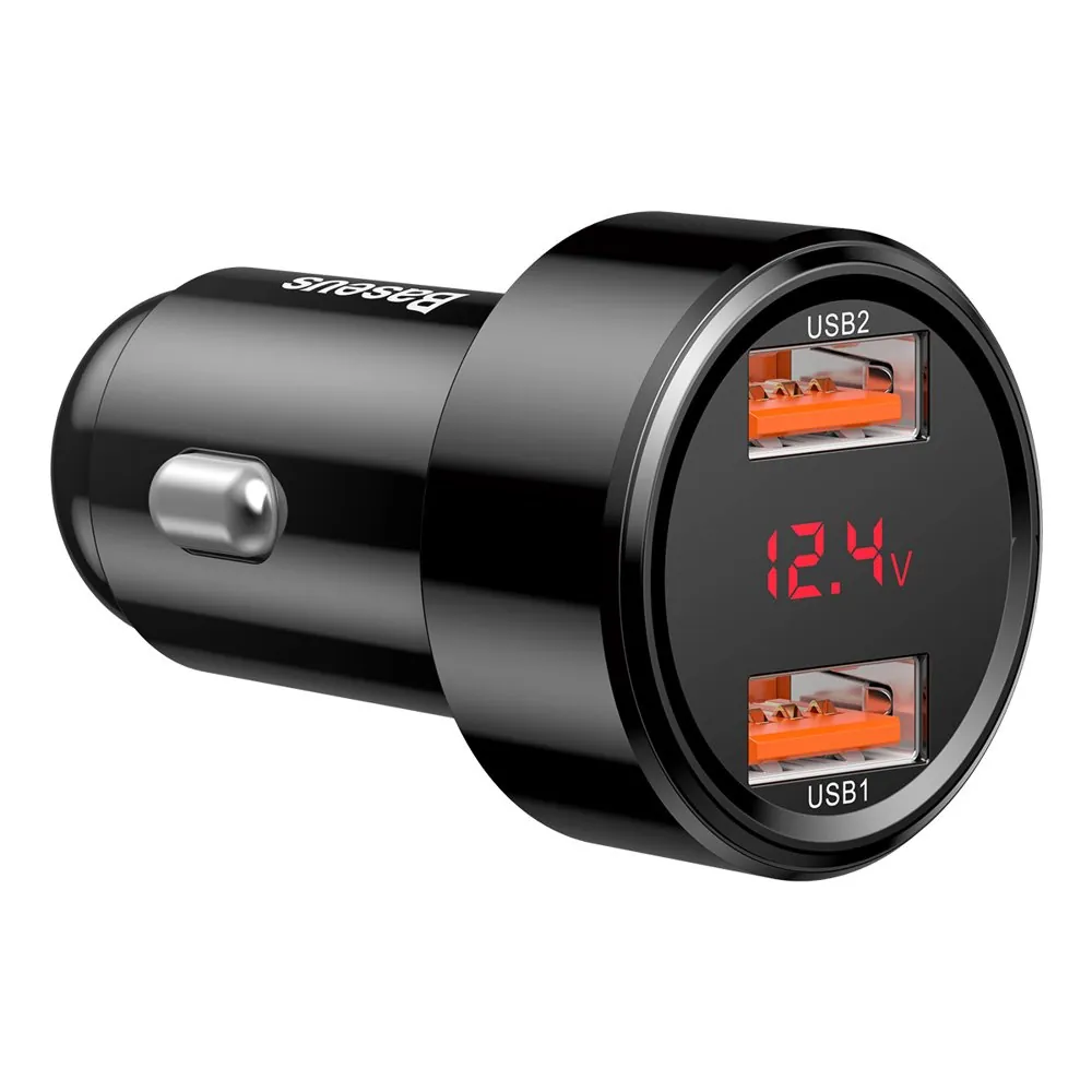 Baseus Magic Series Dual QC | Billader 2x USB QC 3.0 45W – Svart – bilde 4