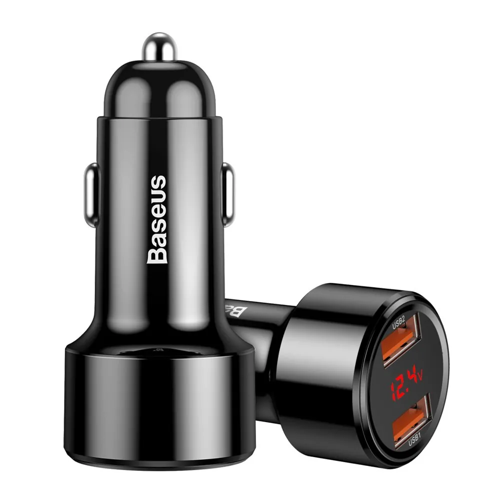 Baseus Magic Series Dual QC | Billader 2x USB QC 3.0 45W – Svart – bilde 5