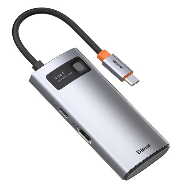 Baseus Metal Gleam Series | USB-C - HDMI 4K USB2.0 USB3.0 USB-C PD 100W HUB adapter