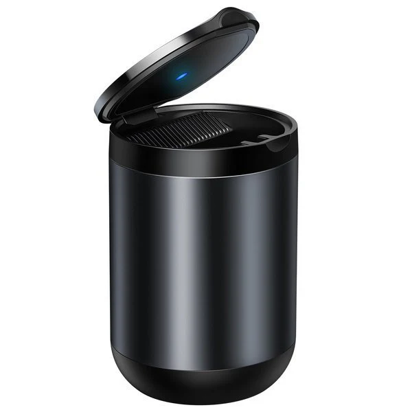 Baseus Premium Car Ashtray | LED-belyst bilaskebeger for kontoret