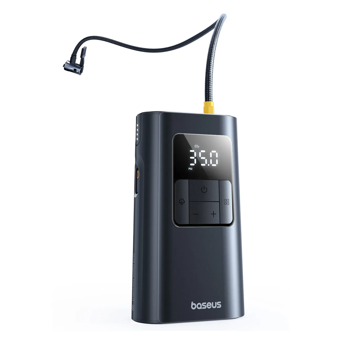 Baseus PrimeTrip VA1 | Dekkpumpe 75W 2-i-1 med lykt og powerbank 6000 mAh – Svart – bilde 3