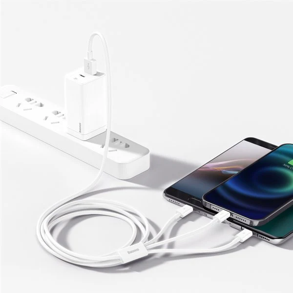 Baseus Superior | 3-in-1 USB - USB-C Micro Lightning 3.5A cable – bilde 4