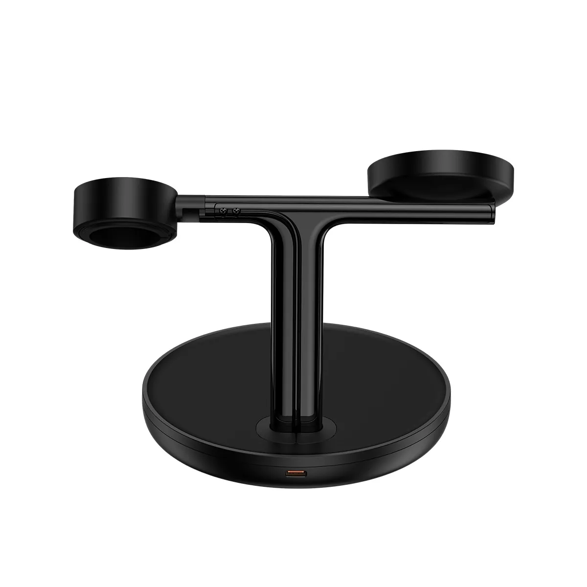 Baseus Swan | Trådløs ladestasjon 3-i-1 for iPhone, Apple Watch og AirPods – Svart – bilde 3
