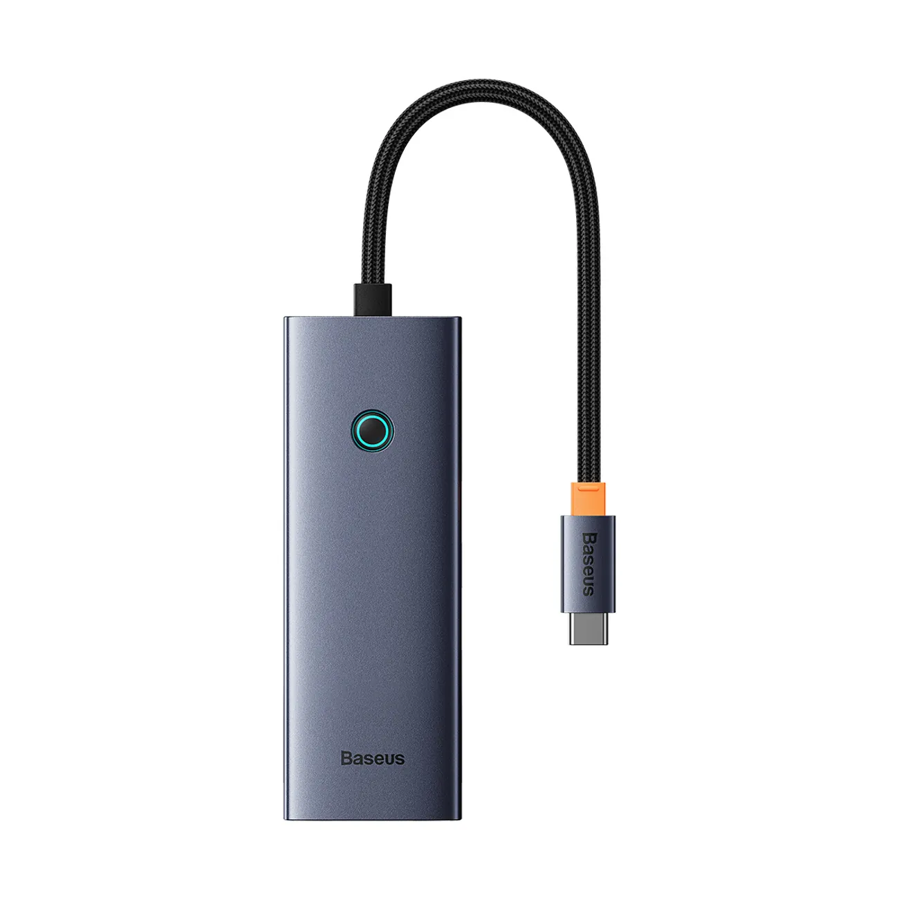 Baseus UltraJoy Series | USB-C-hub 5-i-1 HDMI 4K og 4x USB-A 3.0 – Grå