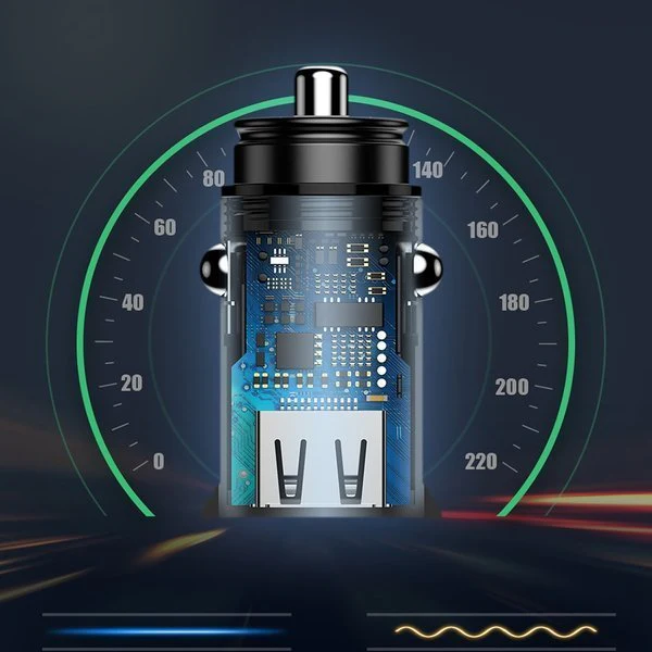 Billader Baseus Circular Plastic | USB-A Type-C USB-C PD 30W QC 3.0 SCP 5A – bilde 7