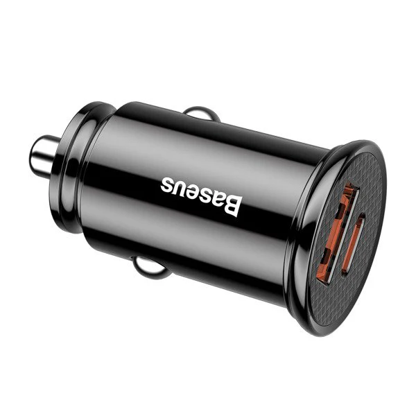 Billader Baseus Circular Plastic | USB-A Type-C USB-C PD 30W QC 3.0 SCP 5A – bilde 9