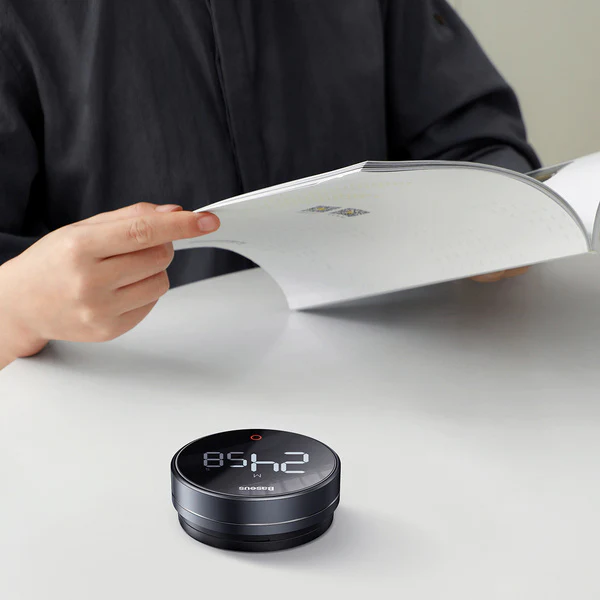 Digitalt magnetisk LED HD-timerminuttstoppur │ Baseus Heyo Rotation Pro – bilde 2