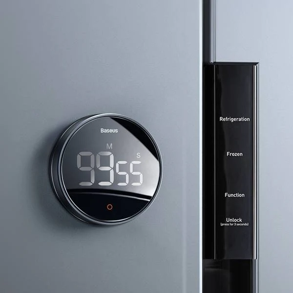 Digitalt magnetisk LED HD-timerminuttstoppur │ Baseus Heyo Rotation Pro – bilde 7