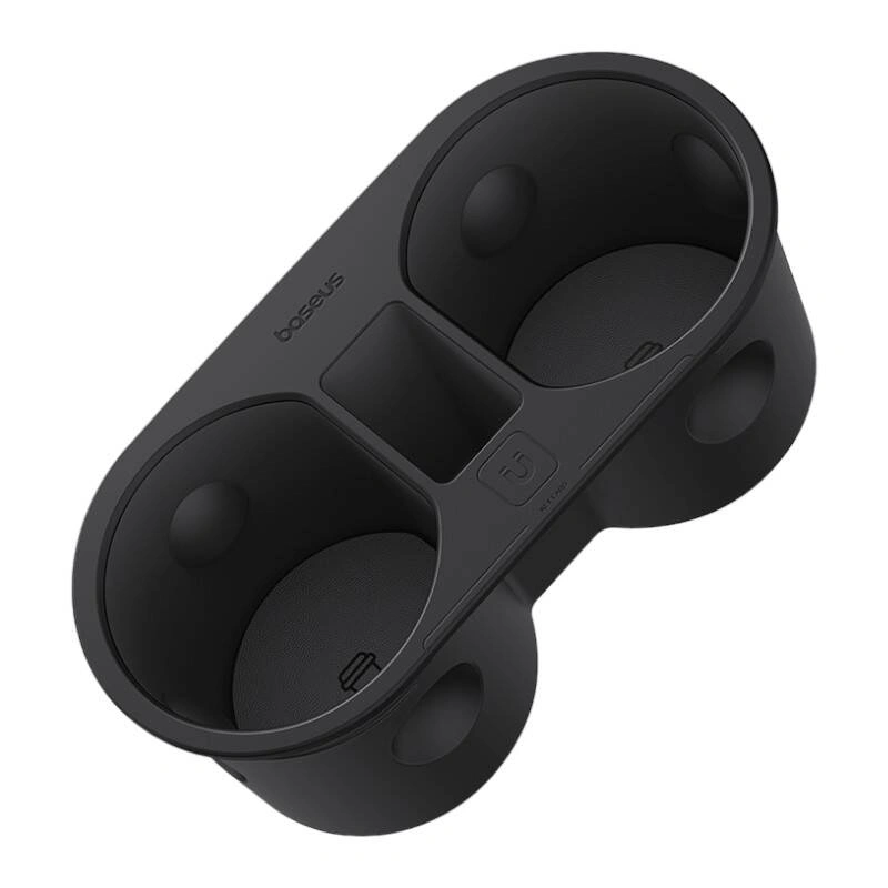 Koppholder innlegg Tesla Model 3 2020 - 2023 / Tesla Model Y 2020 -> │ Grå Baseus T-Space Series Cup Holder for Tesla Twilight Grey – bilde 3
