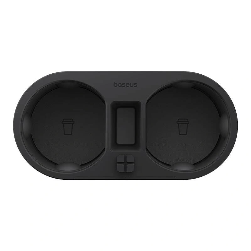 Koppholder innlegg Tesla Model 3 2020 - 2023 / Tesla Model Y 2020 -> │ Grå Baseus T-Space Series Cup Holder for Tesla Twilight Grey – bilde 4