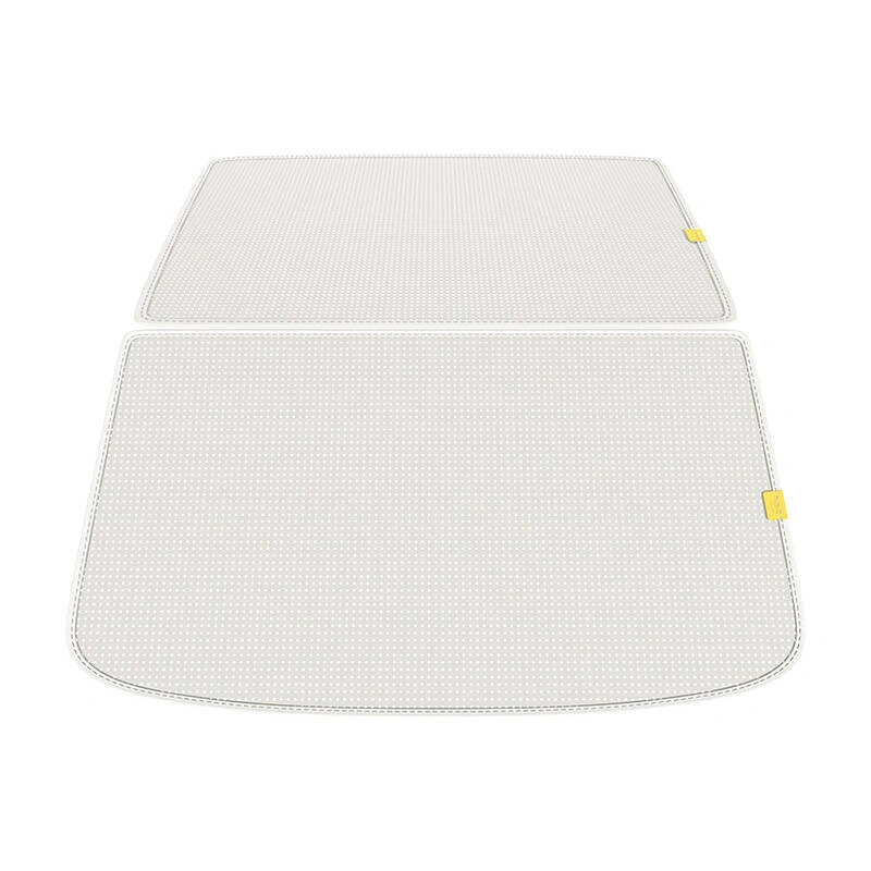 Solskjerm til takvindu Tesla Model 3 2017 - 2023 │ Soltak beskyttelse Baseus T-Space Series Car Skylight Sunshade Double Layer Version Moon White – bilde 5