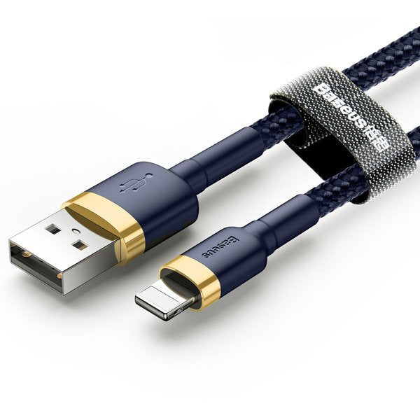 Baseus Cafule Cable | Sterk USB-Lightning-kabel for iPhone 6 7 8 X 2.4A 1m