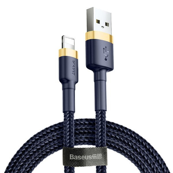 Baseus Cafule Cable | Sterk USB-Lightning-kabel for iPhone 6 7 8 X 2.4A 1m