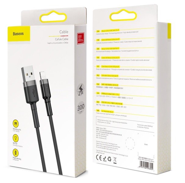 Baseus Cafule | USB-Lightning-kabel for iPhone iPad 2A 300cm