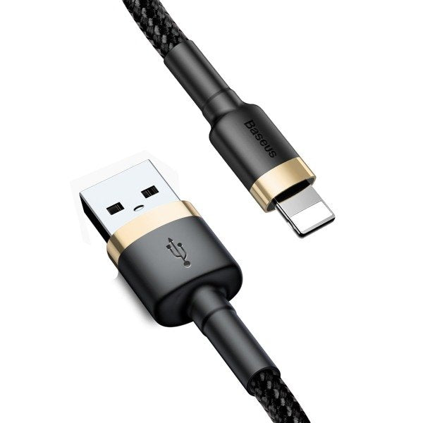 Baseus Cafule Cable | Sterk USB-Lightning-kabel for iPhone 6 7 8 X 2A 3m