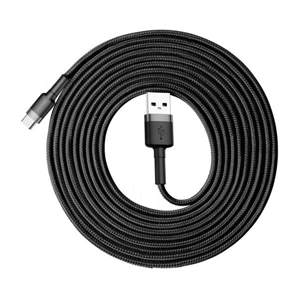 Baseus Cafule | Forsterket USB USB-C Type-C Quick Charge 2A 3m kabel