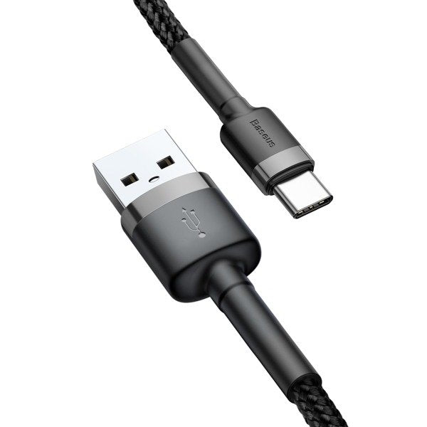 Baseus Cafule | Forsterket USB USB-C Type-C Quick Charge 2A 3m kabel