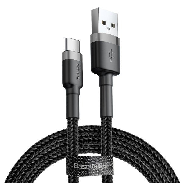 Baseus Cafule | Forsterket USB USB-C Type-C Quick Charge 2A 3m kabel