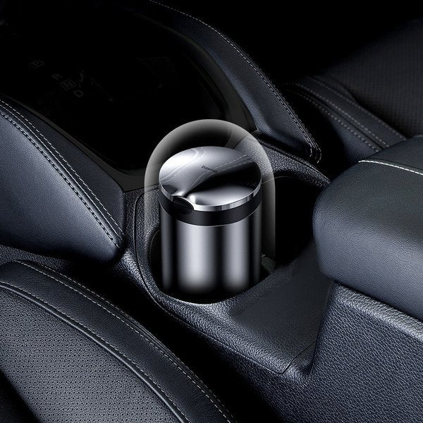 Baseus Premium Car Ashtray | LED-belyst bilaskebeger for kontoret