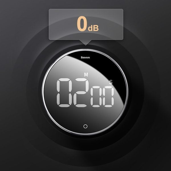 Baseus Heyo Rotation | Digitalt magnetisk kjøkkenur med stoppeklokke