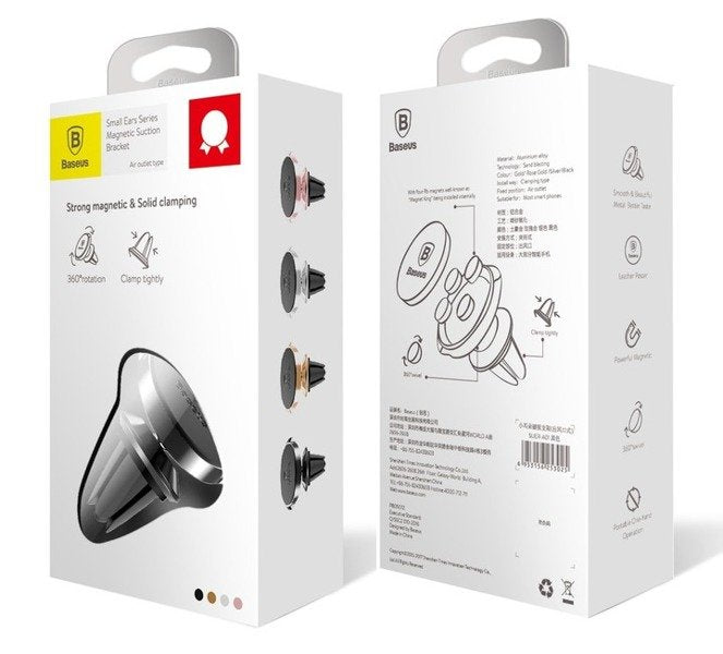 Baseus Small Ears | Liten magnetisk telefonholder for luftventil EOL