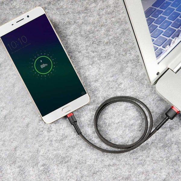 Baseus Cafule | Dobbelt Micro USB Quick Charge 2.4A-kabel 100cm