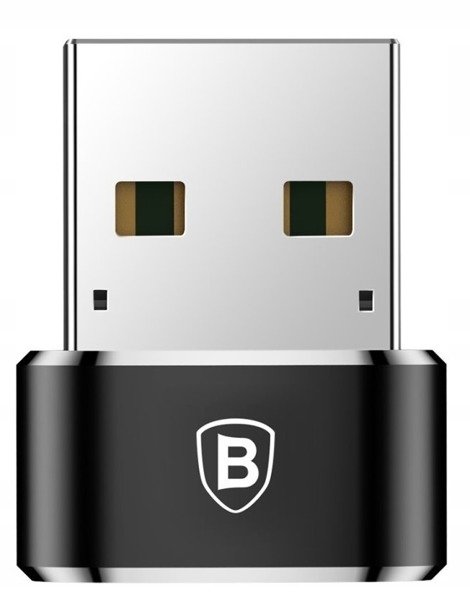 Baseus USB Male To Type-C Female | USB-A / USB-C OTG-adapter 3A