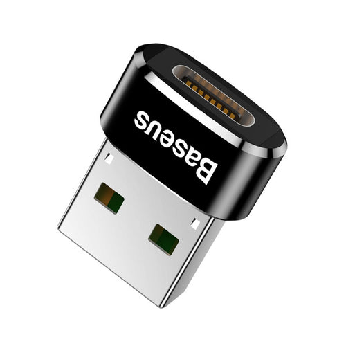 Baseus USB Male To Type-C Female | USB-A / USB-C OTG-adapter 3A