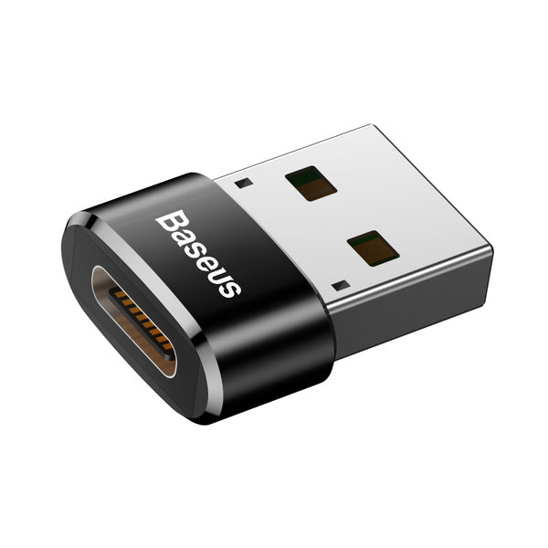 Baseus USB Male To Type-C Female | USB-A / USB-C OTG-adapter 3A